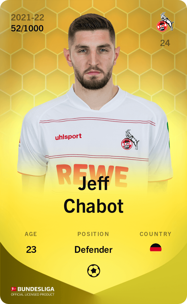 Jeff Chabot 2021-22 • Limited 52/1000