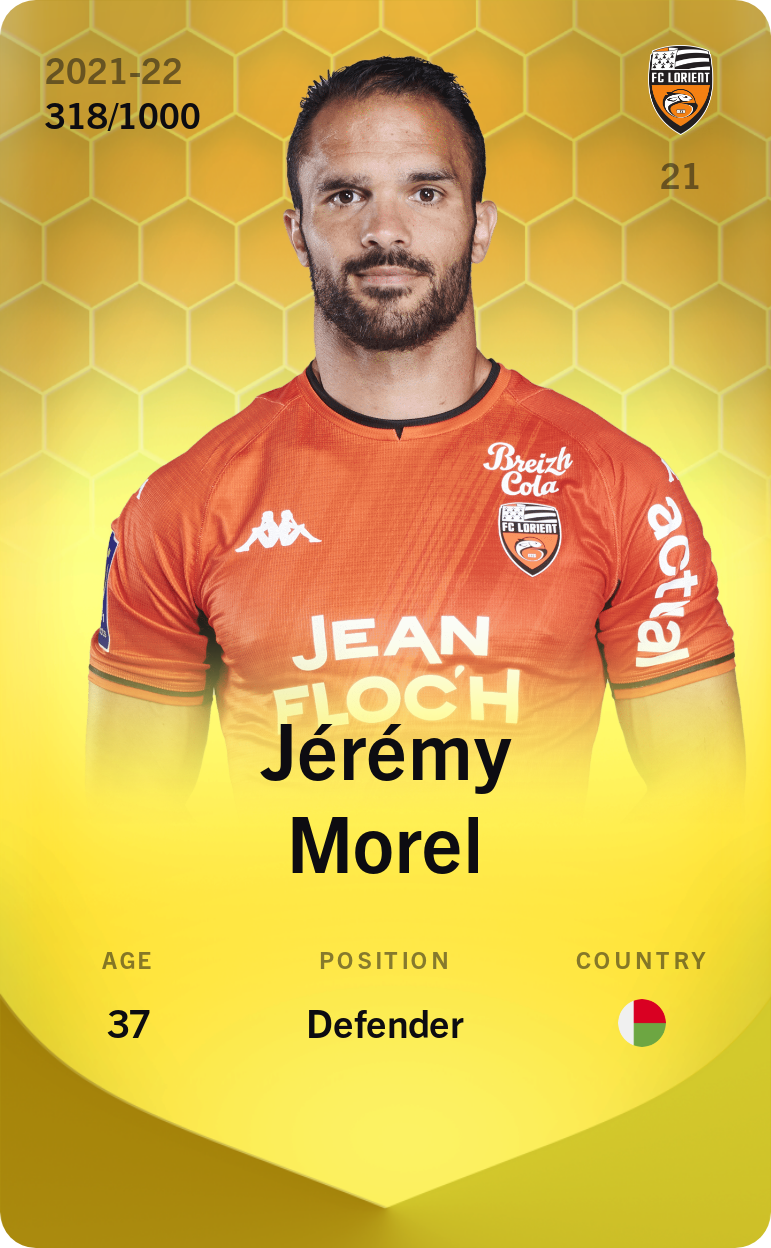 Jérémy Morel 2021-22 • Limited 318/1000