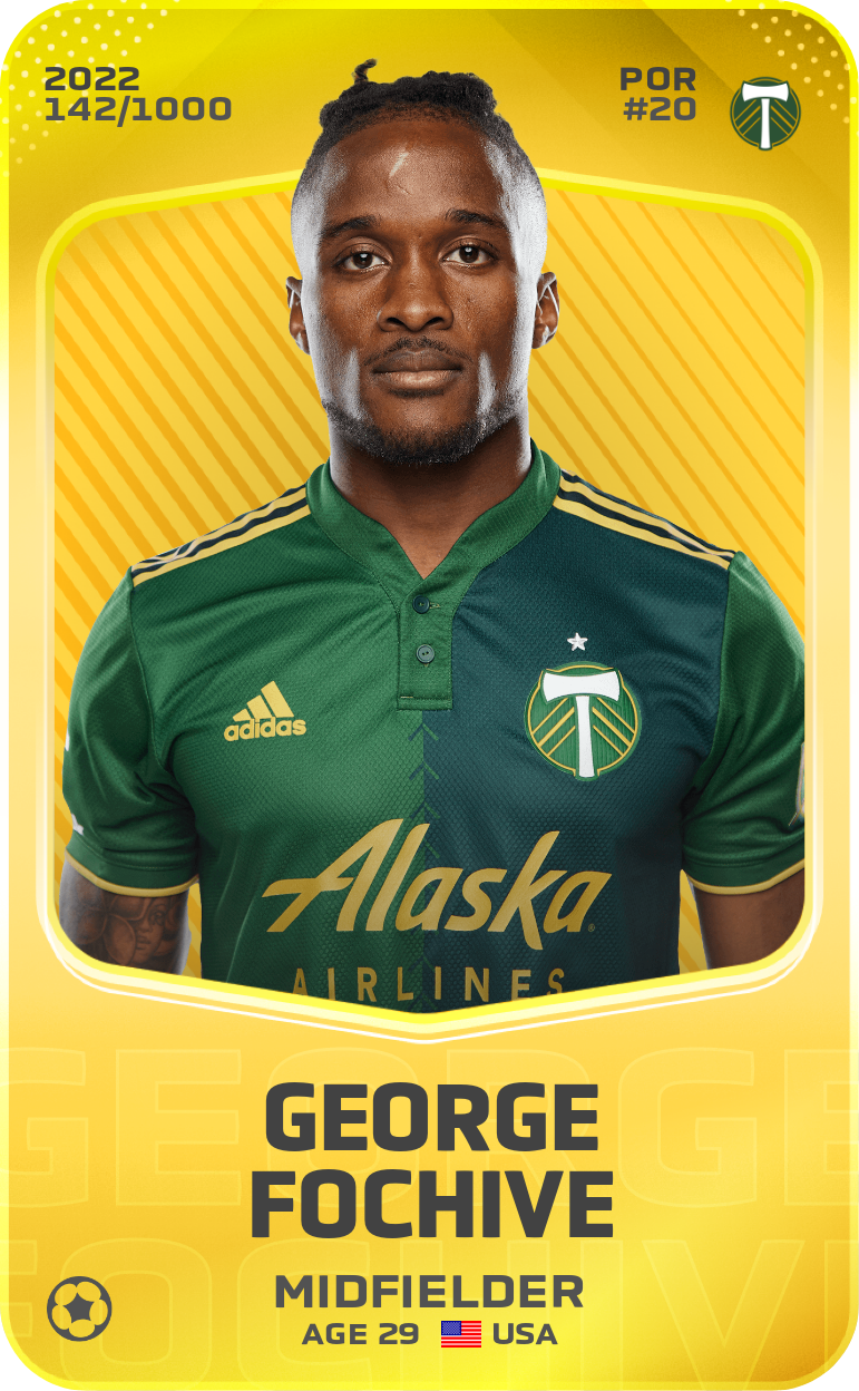 Sorare - Sorare Official - George Fochive 2022-23 • Limited 142/1000 - NFT # 107983584551301548592915537065496544533195364225021513146882558447240125806482