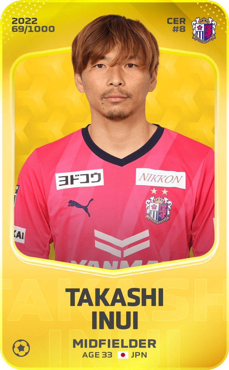 Sorare - Sorare Official - Takashi Inui 2022-23 • Limited 69/1000 - NFT # 43532122312408618143389706620553169685697540098586763124959499829283547001038