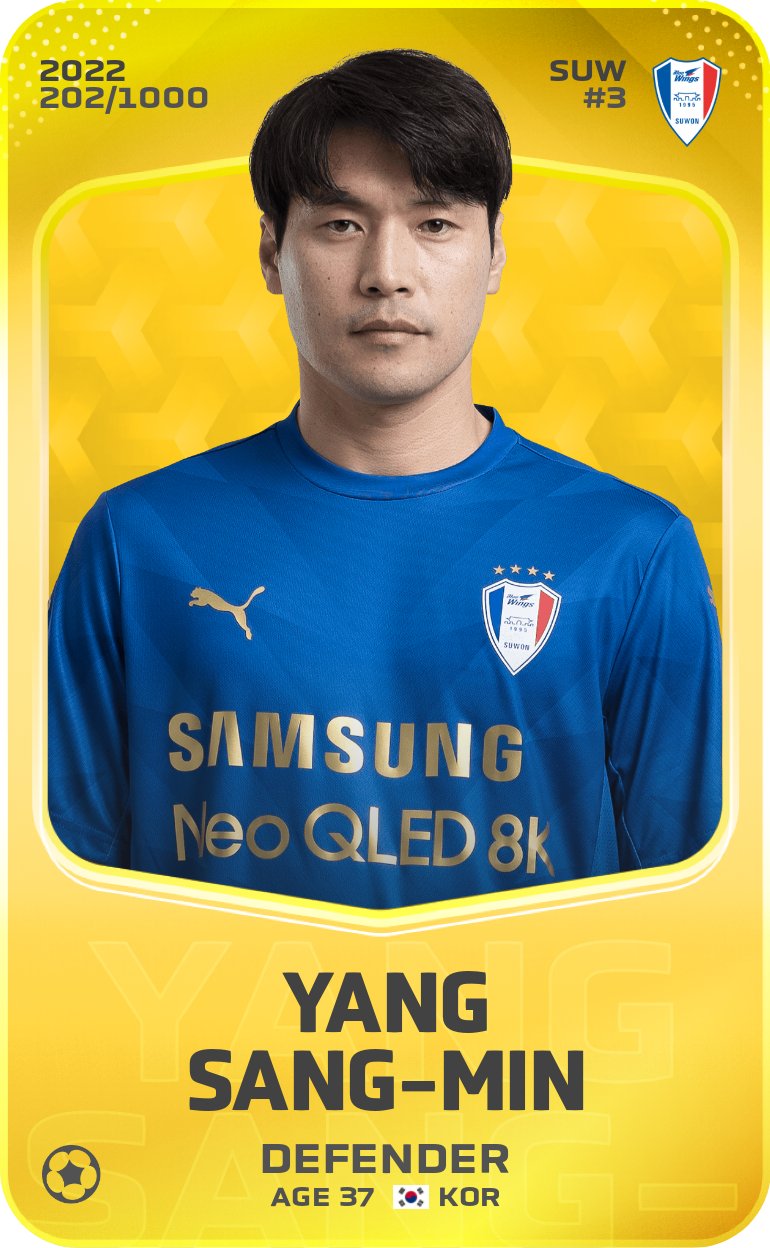 Sorare - Sorare Official - Yang Sang-Min 2022-23 • Limited 202/1000 - NFT # 82338499490181801086012202618243935216948200759410448025224587522041108393523