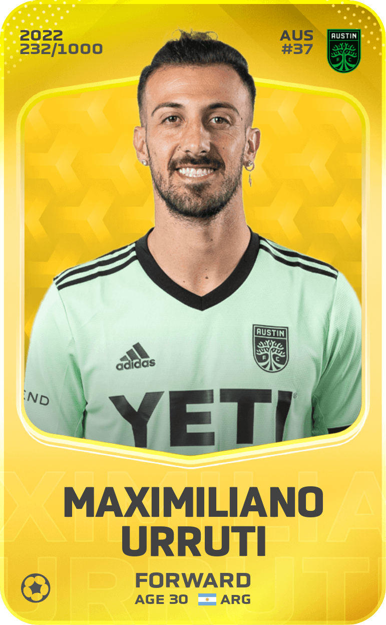 Maximiliano Urruti 2022-23 • Limited 232/1000