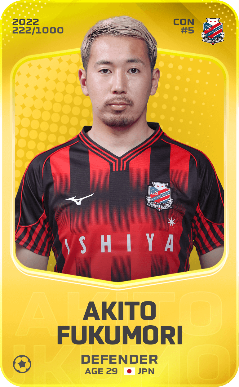 Akito Fukumori 2022-23 • Limited 222/1000