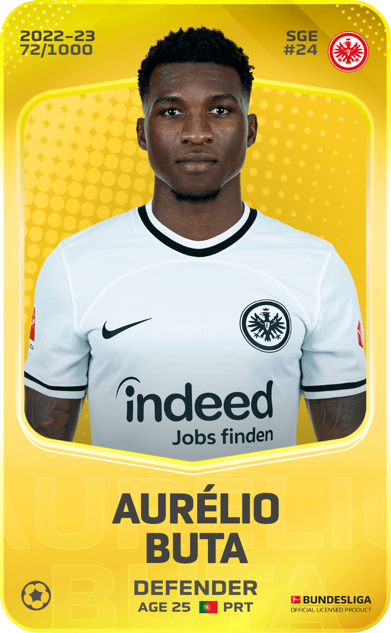 Aurélio Buta 2022-23 • Limited 72/1000