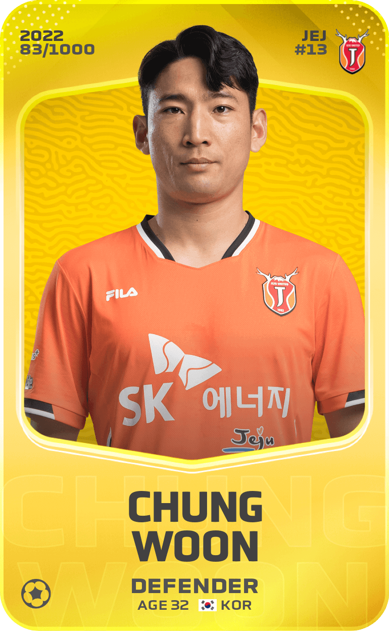 Chung Woon 2022-23 • Limited 83/1000