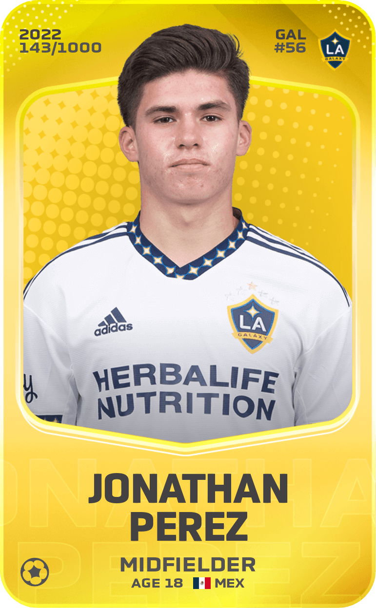Jonathan Perez 2022-23 • Limited 143/1000