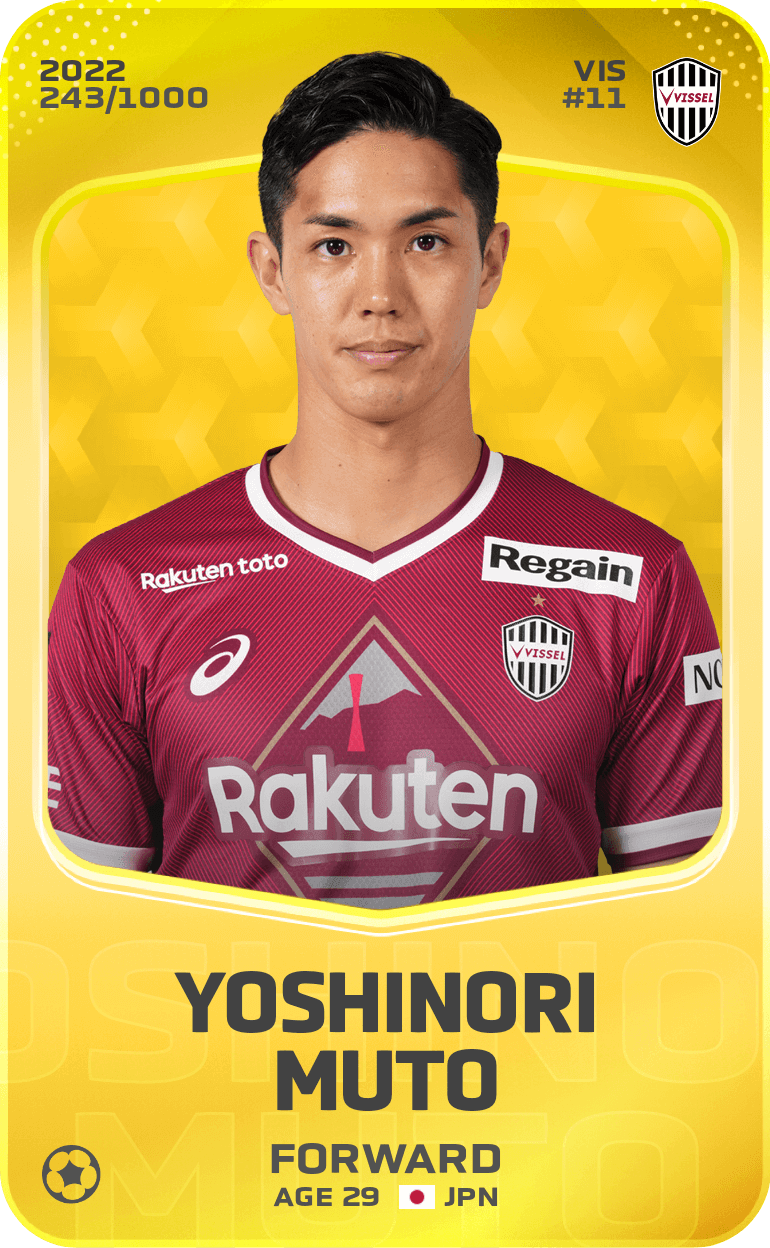 Yoshinori Muto 2022-23 • Limited 243/1000