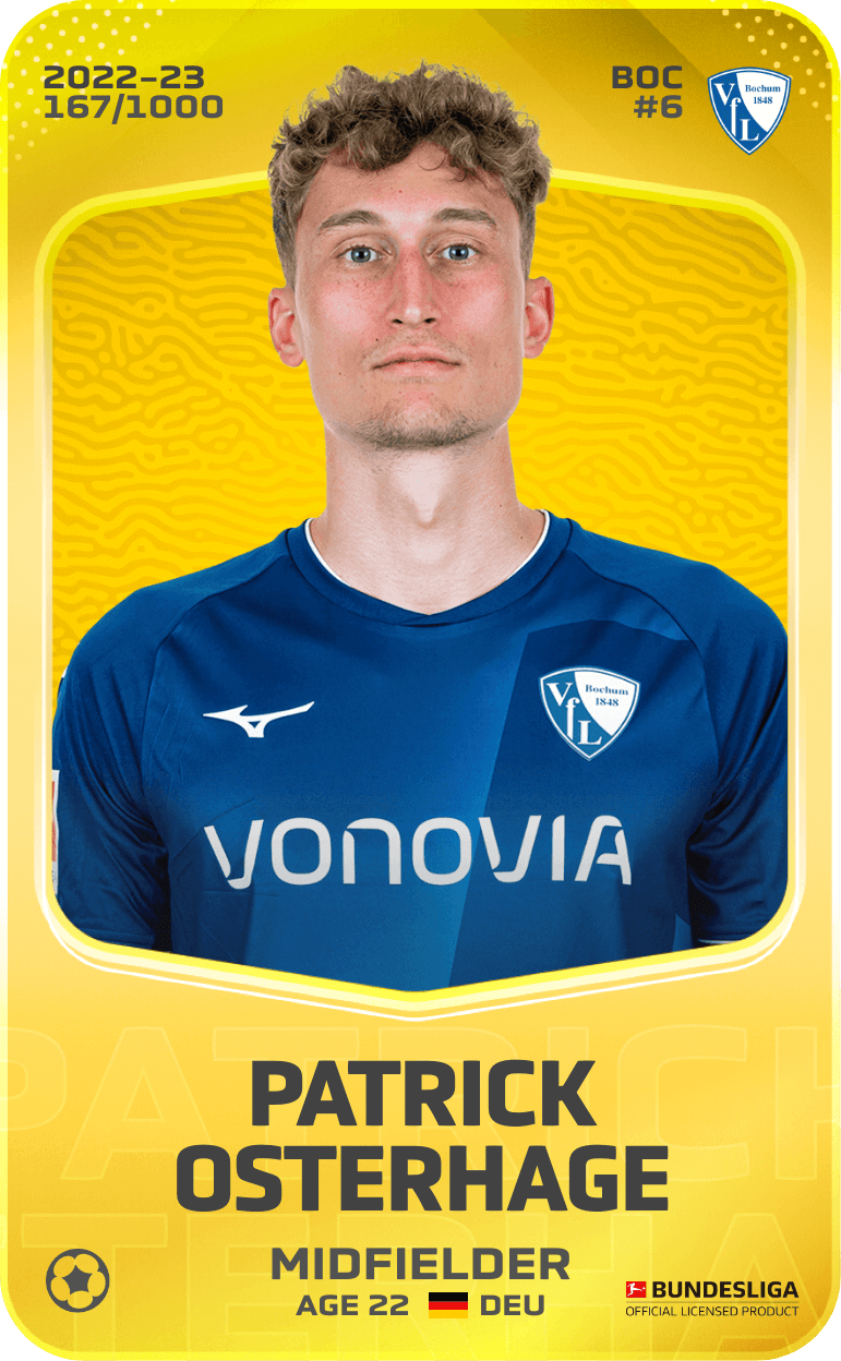 Patrick Osterhage 2022-23 • Limited 167/1000