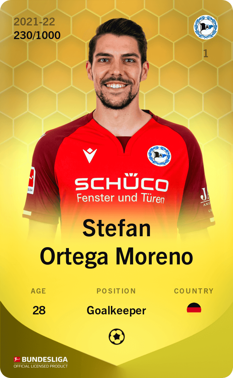 Stefan Ortega Moreno 2021-22 • Limited 230/1000