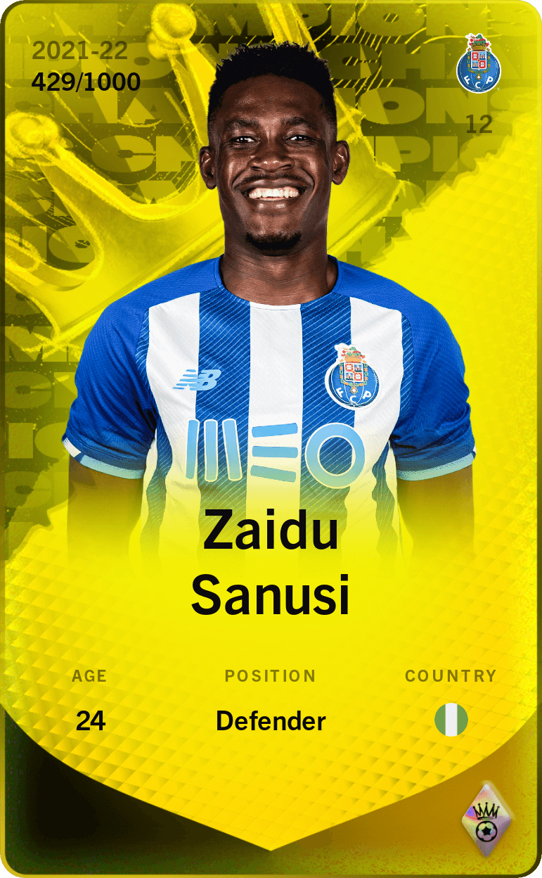 Zaidu Sanusi 2021-22 • Limited 429/1000