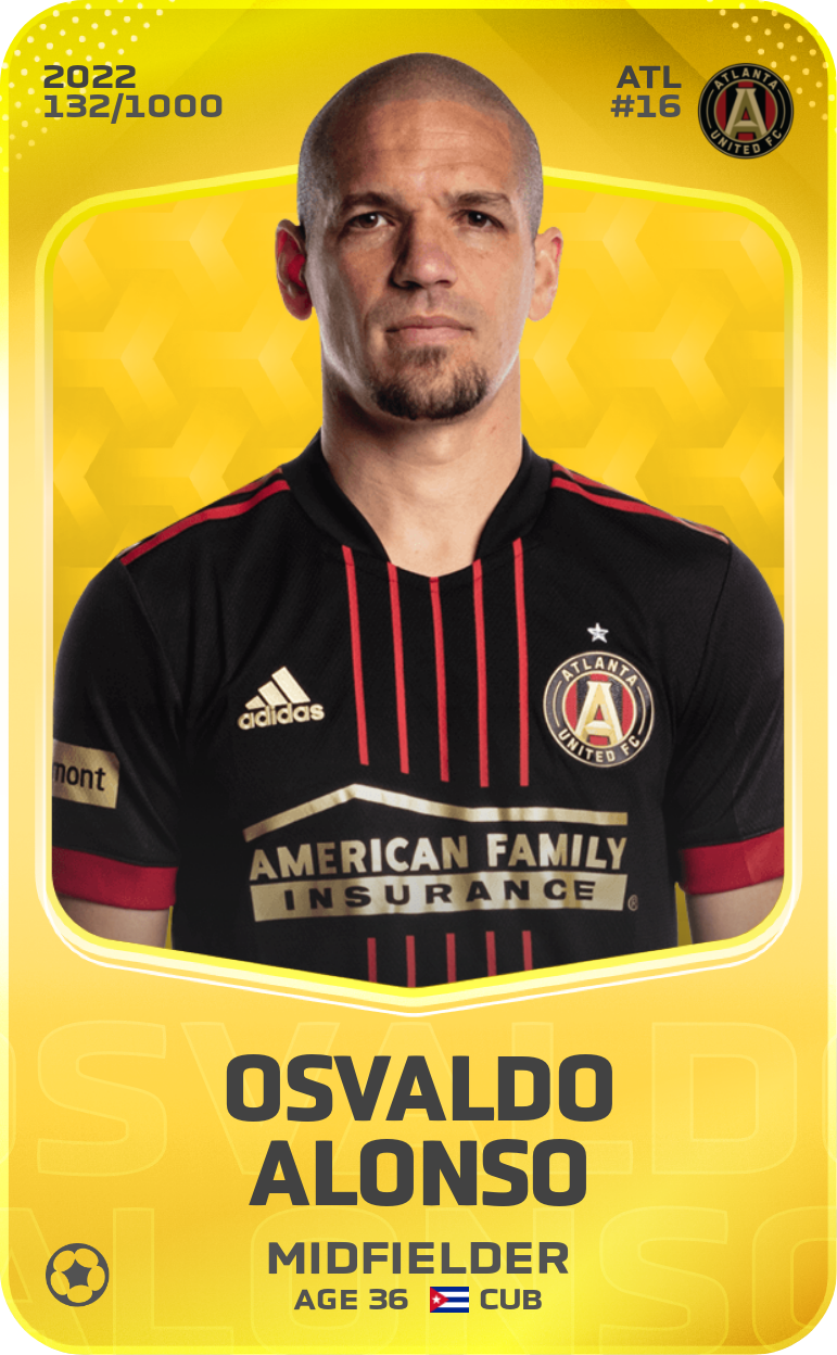 Sorare - Sorare Official - Osvaldo Alonso 2022-23 • Limited 132/1000 - NFT # 78940173318947779835560798280470775049743483116338860644896183229480322167982