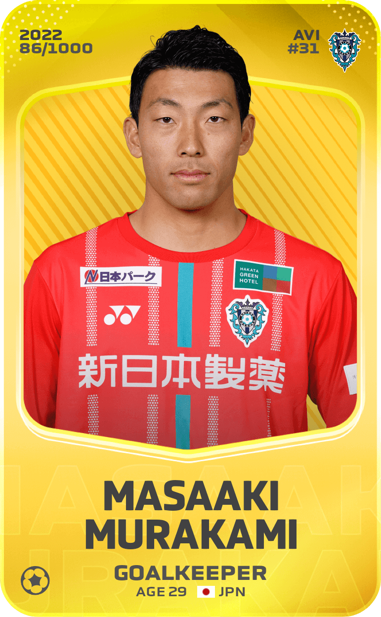 Masaaki Murakami 2022-23 • Limited 86/1000