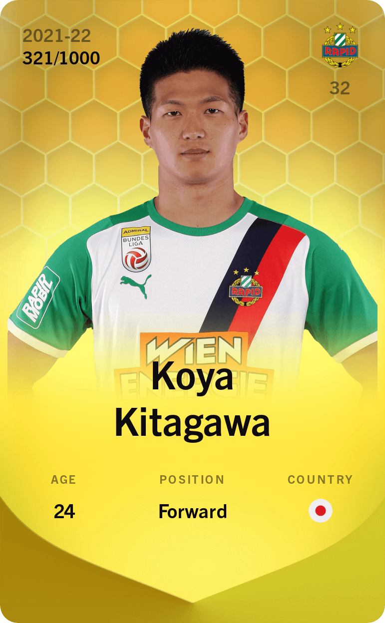 Koya Kitagawa 2021-22 • Limited 321/1000