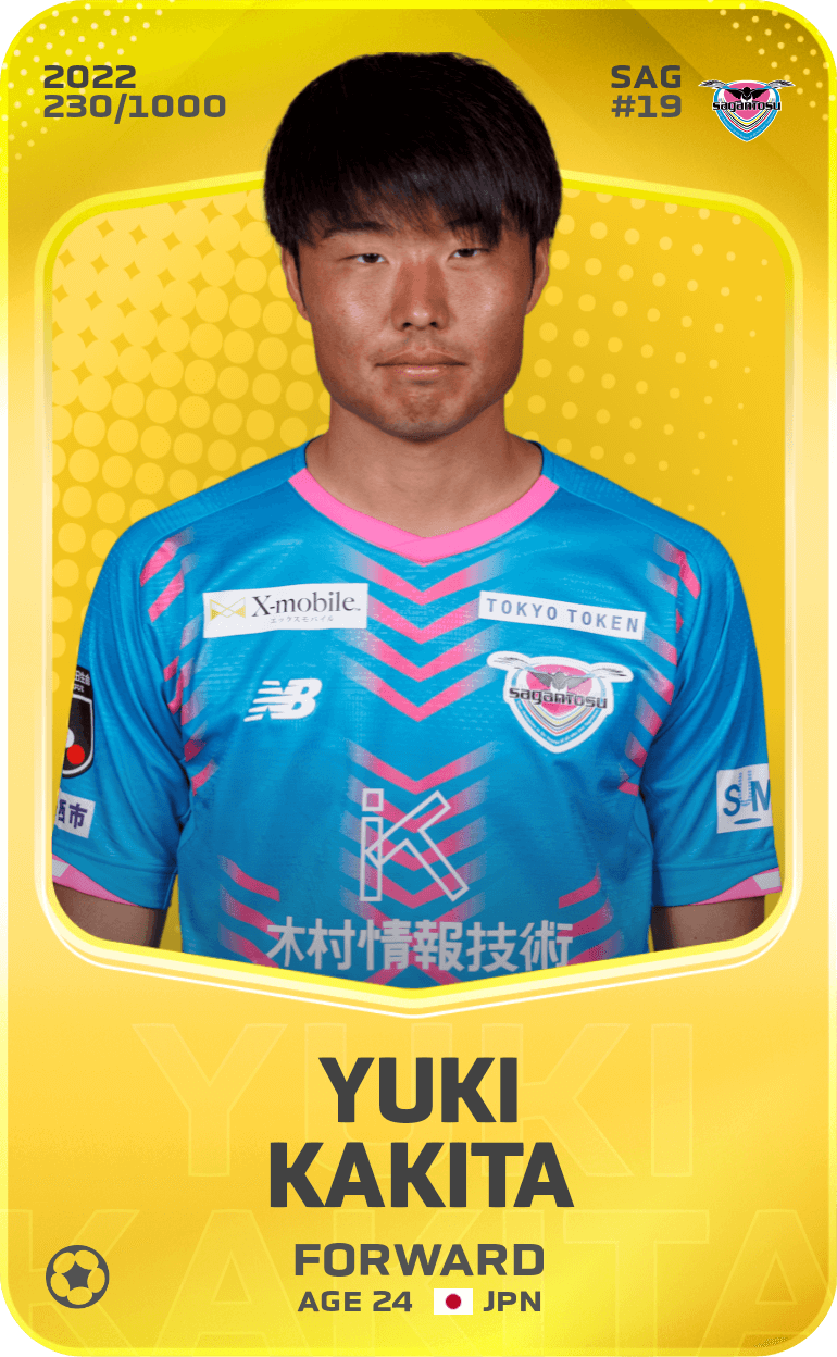 Yuki Kakita 2022-23 • Limited 230/1000