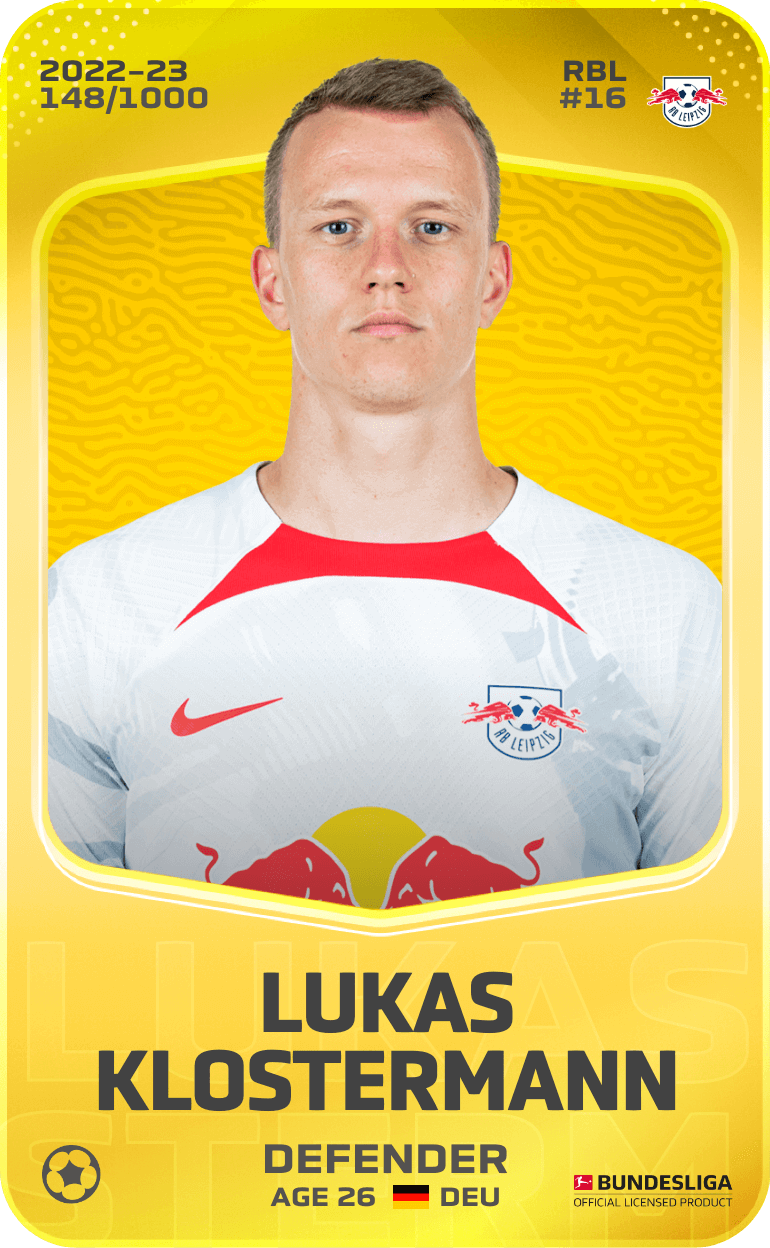 Lukas Klostermann 2022-23 • Limited 148/1000