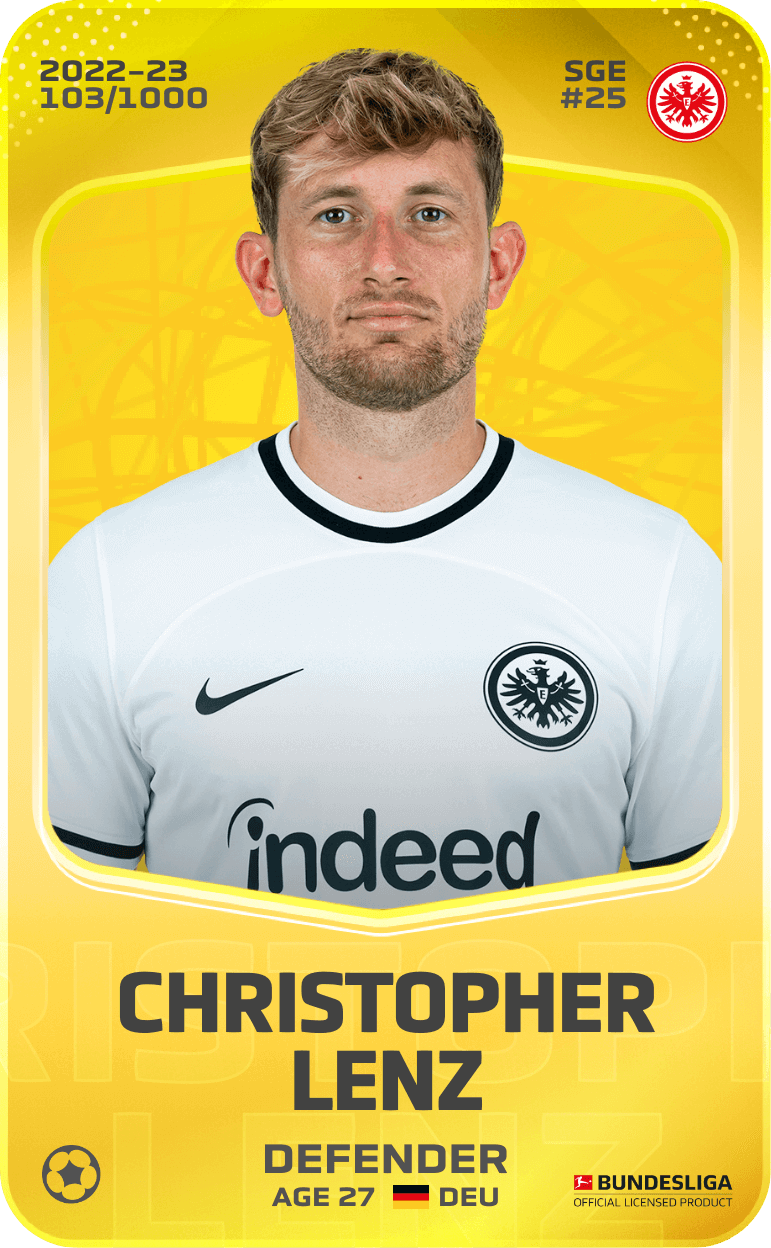Christopher Lenz 2022-23 • Limited 103/1000