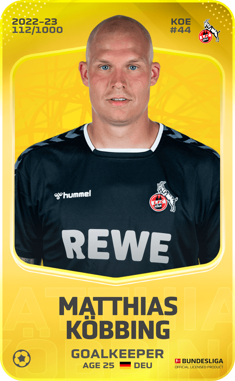 Matthias Köbbing 2022-23 • Limited 112/1000