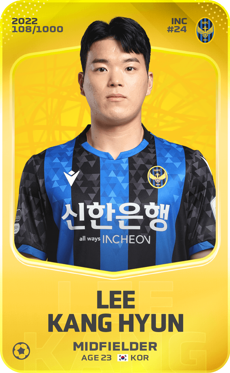 Lee Kang Hyun 2022-23 • Limited 108/1000