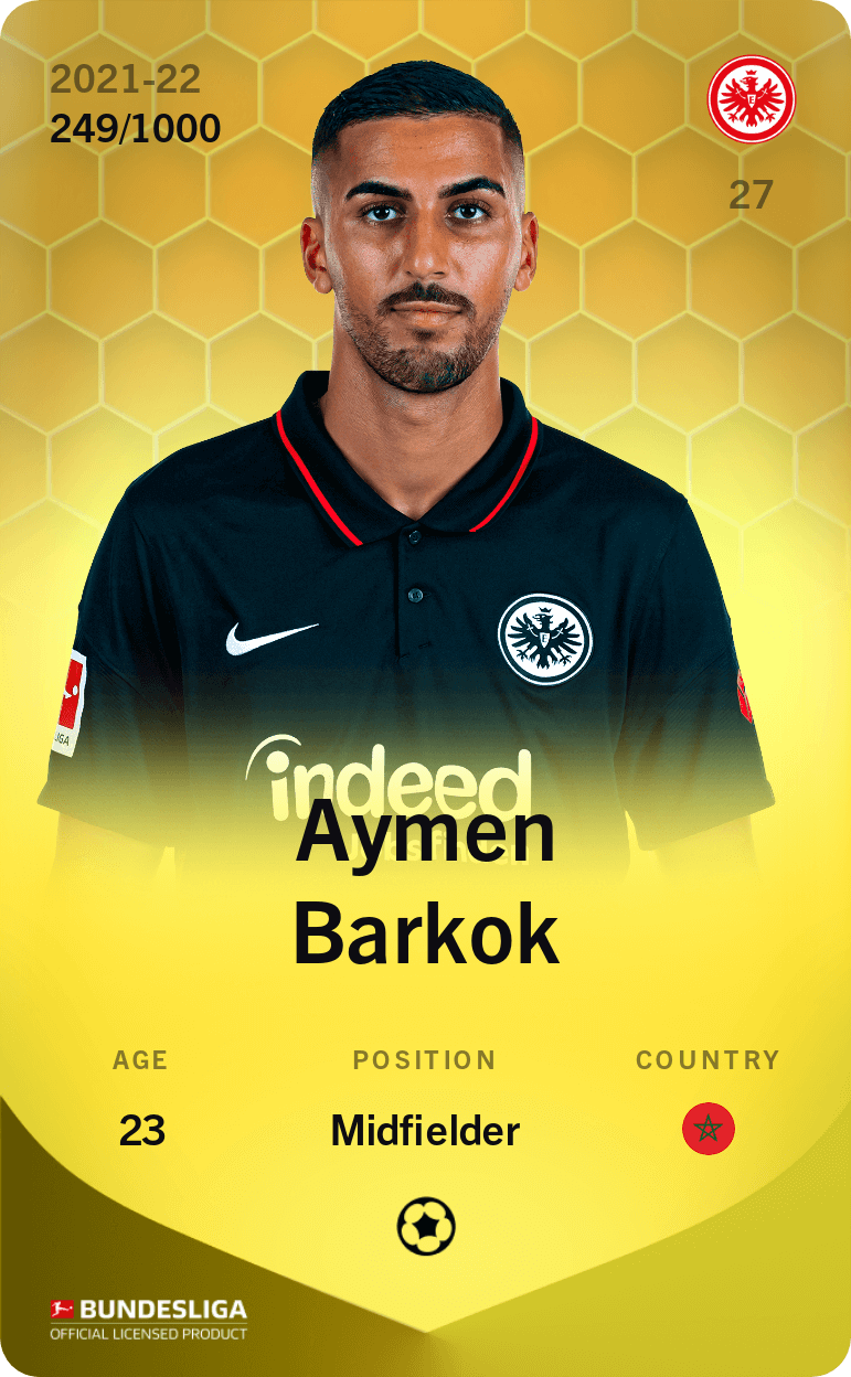 Aymen Barkok 2021-22 • Limited 249/1000