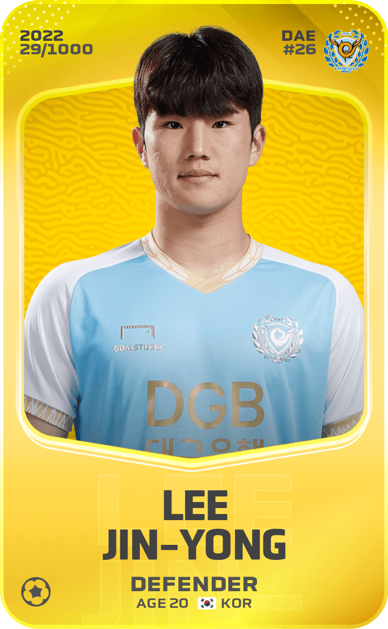 Lee Jin-Yong 2022-23 • Limited 29/1000