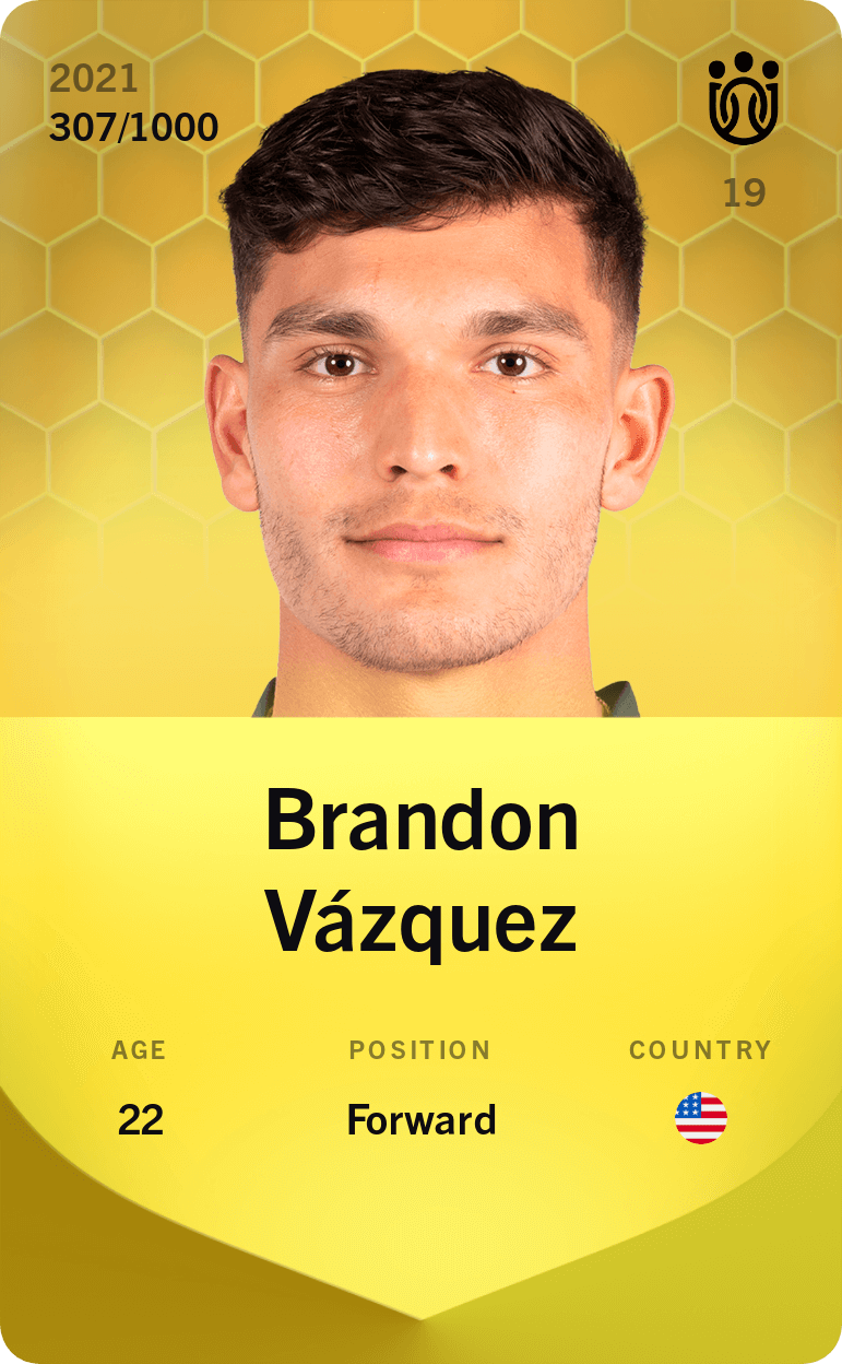 Brandon Vázquez 2021-22 • Limited 307/1000