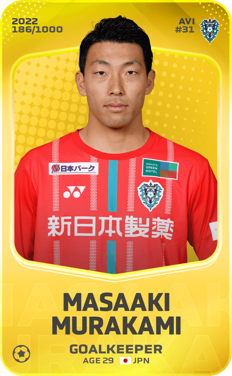 Masaaki Murakami 2022-23 • Limited 186/1000