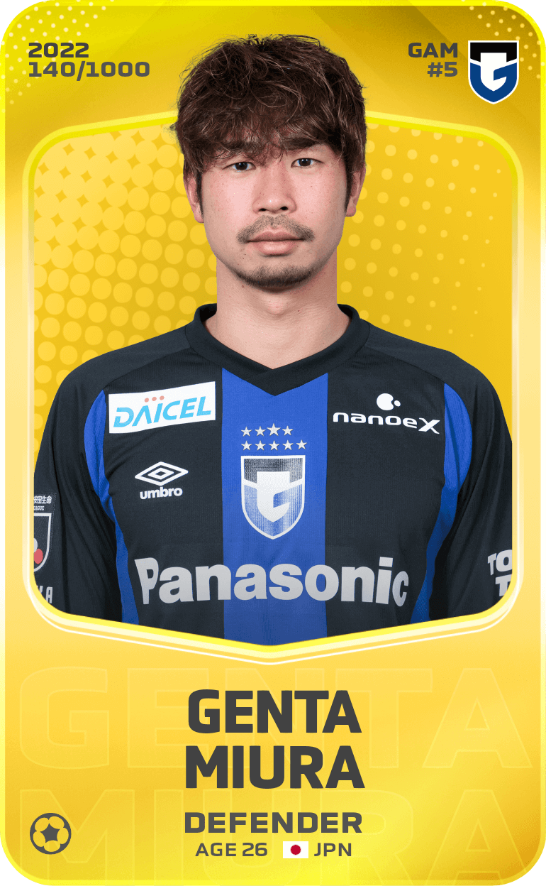 Genta Miura 2022-23 • Limited 140/1000