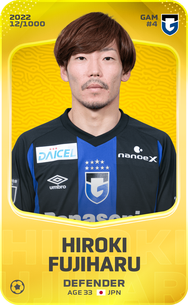 Sorare - Sorare Official - Hiroki Fujiharu 2022-23 • Limited 12/1000 - NFT # 23730645167993614101094578048502967393143710365693498416663056362688738574649