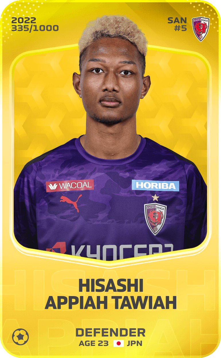 Hisashi Appiah Tawiah 2022-23 • Limited 335/1000