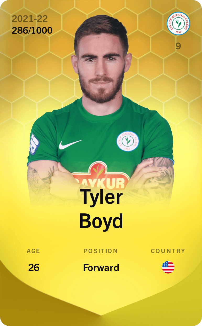 Tyler Boyd 2021-22 • Limited 286/1000