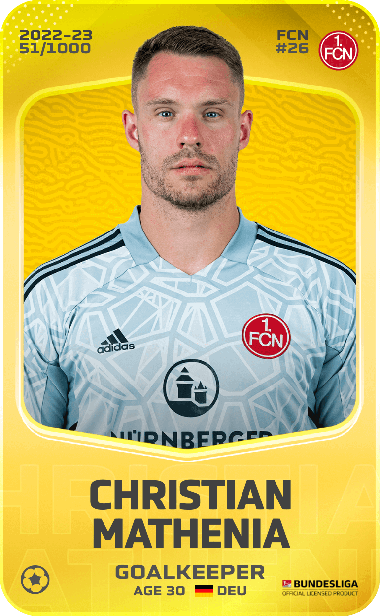 Christian Mathenia 2022-23 • Limited 51/1000
