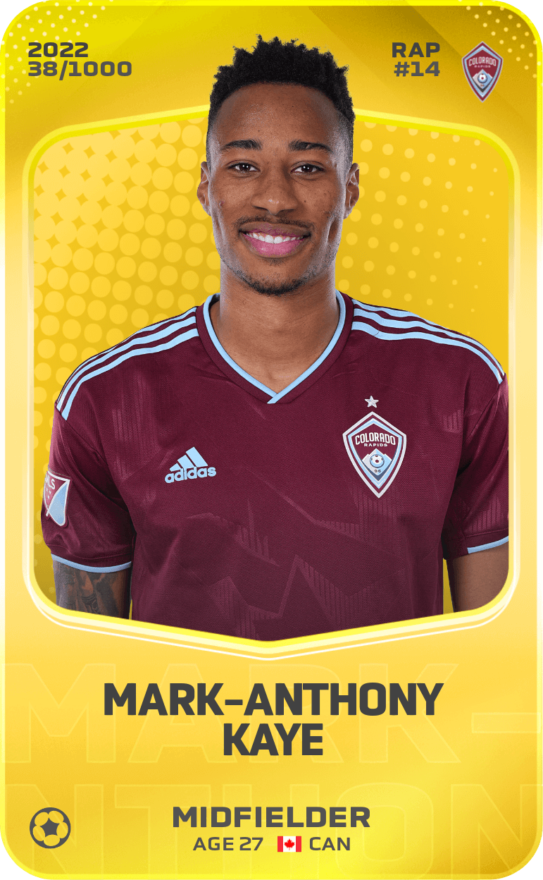 Mark-Anthony Kaye 2022-23 • Limited 38/1000