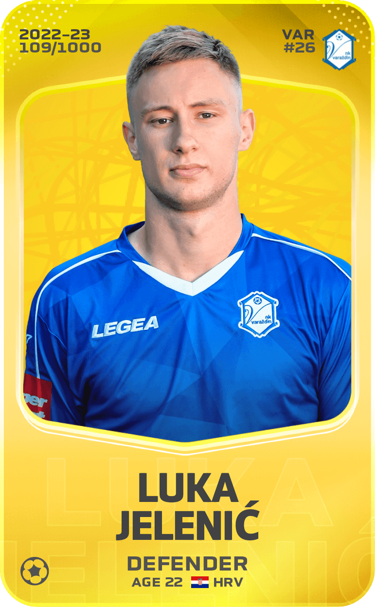 Luka Jelenić 2022-23 • Limited 109/1000