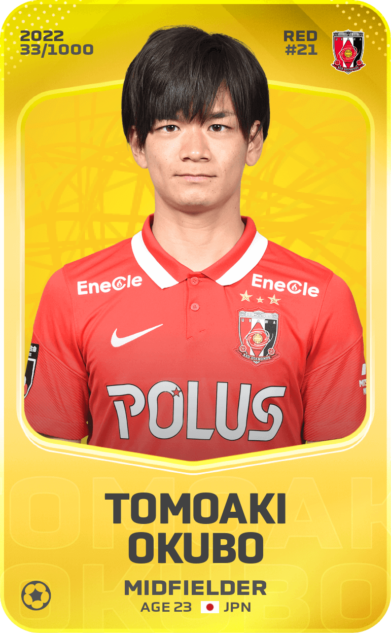 Tomoaki Okubo 2022-23 • Limited 33/1000