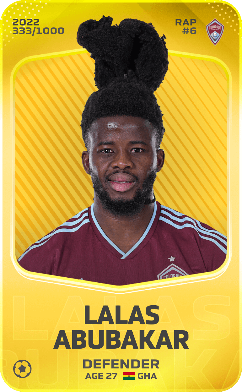 Lalas Abubakar 2022-23 • Limited 333/1000