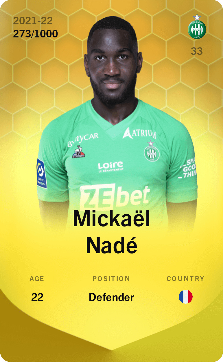 Mickaël Nadé 2021-22 • Limited 273/1000