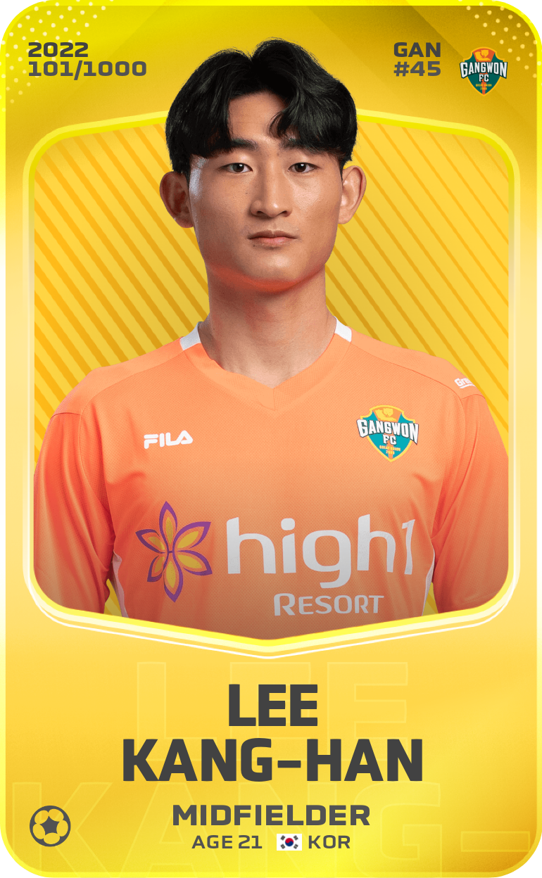 Sorare - Sorare Official - Lee Kang-Han 2022-23 • Limited 101/1000 - NFT # 17487489811616816521594692866893681311942447297030526472099810008166119936646