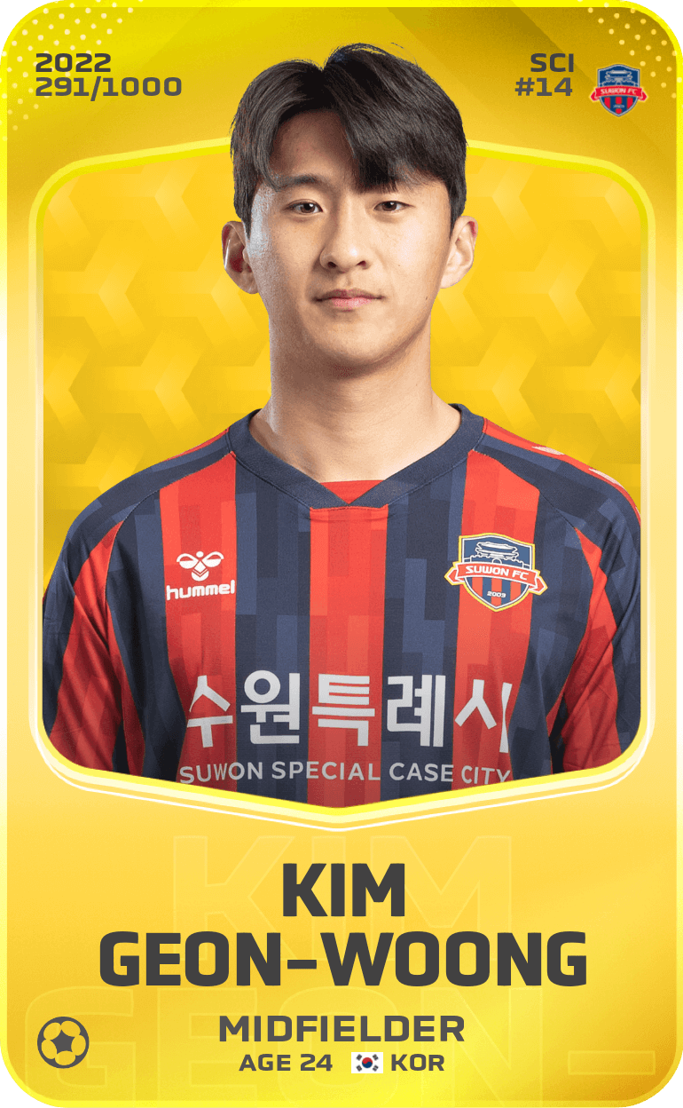 Kim Geon-Woong 2022-23 • Limited 291/1000