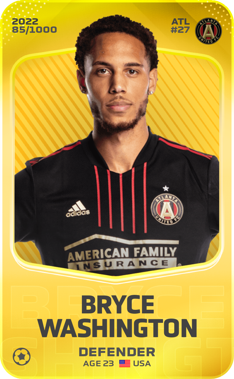 Sorare - Sorare Official - Bryce Washington 2022-23 • Limited 85/1000 - NFT # 14509434257153677110872837024393442926476007052115827669252253452912640611138