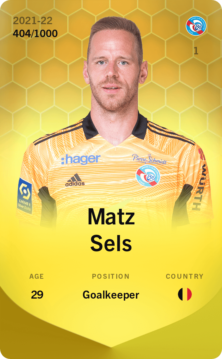 Matz Sels 2021-22 • Limited 404/1000