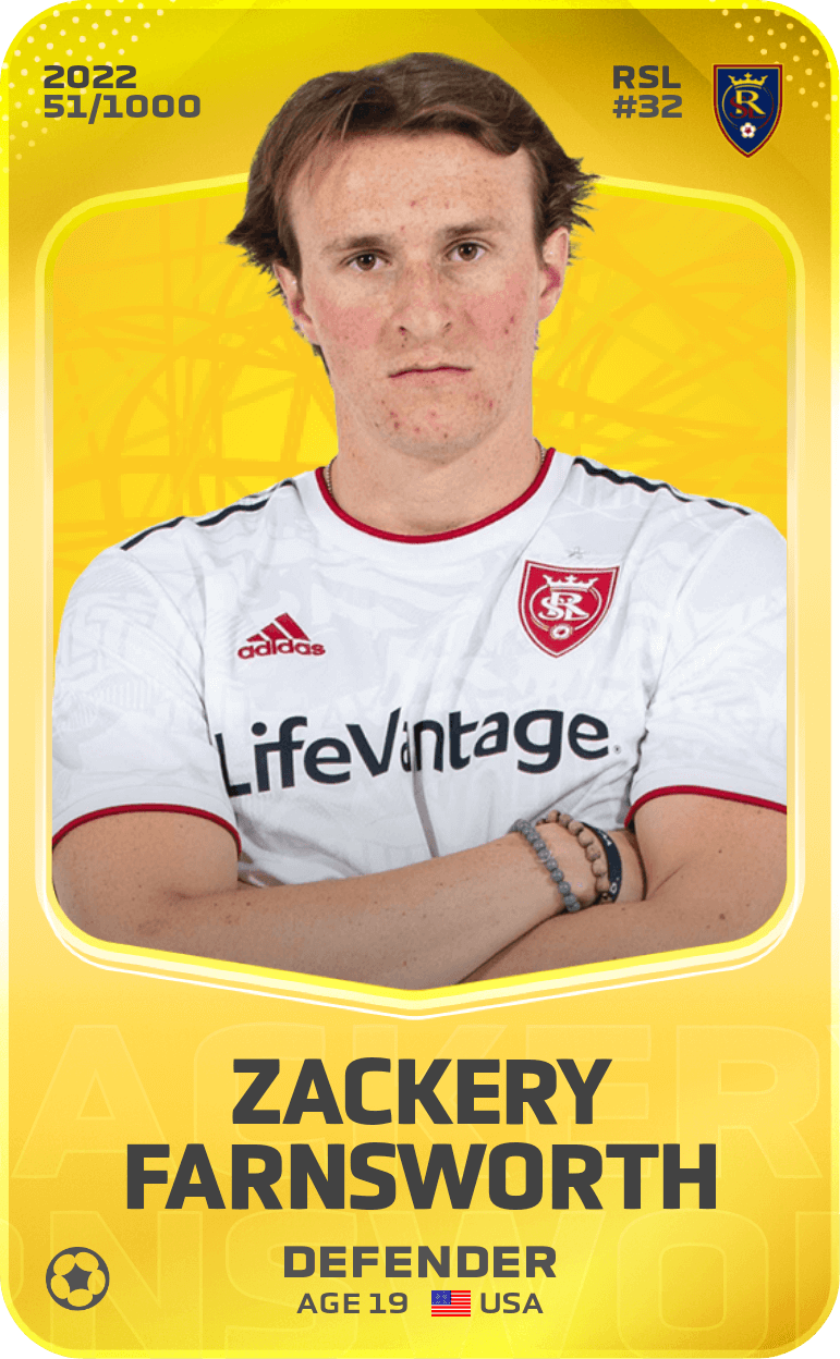 Zackery Farnsworth 2022-23 • Limited 51/1000