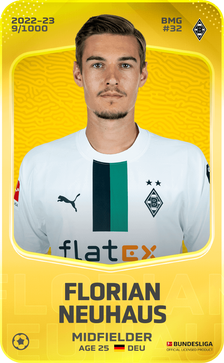 Florian Neuhaus 2022-23 • Limited 9/1000