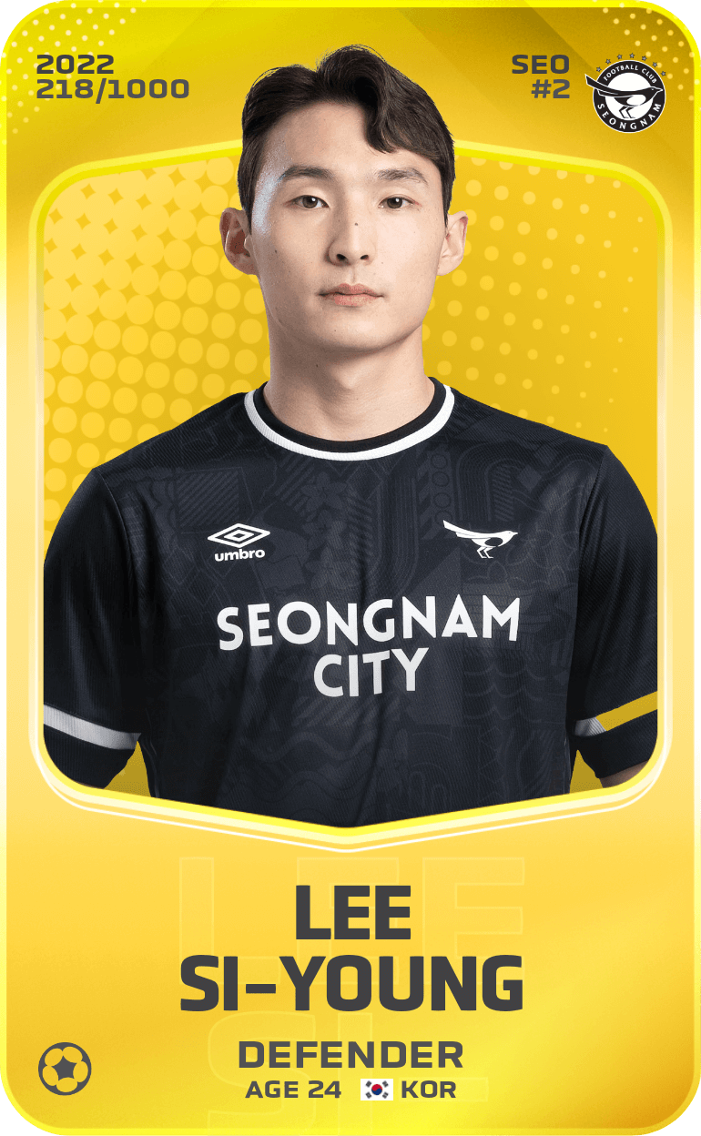 Lee Si-Young 2022-23 • Limited 218/1000