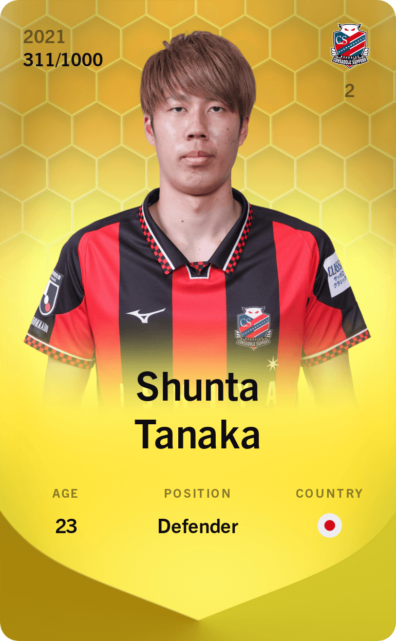 Shunta Tanaka 2021-22 • Limited 311/1000