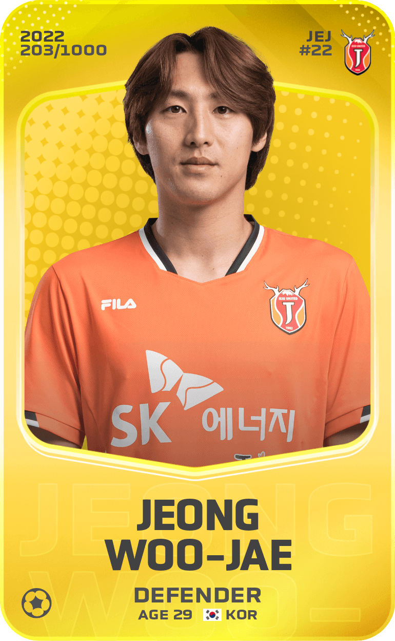 Jeong Woo-Jae 2022-23 • Limited 203/1000