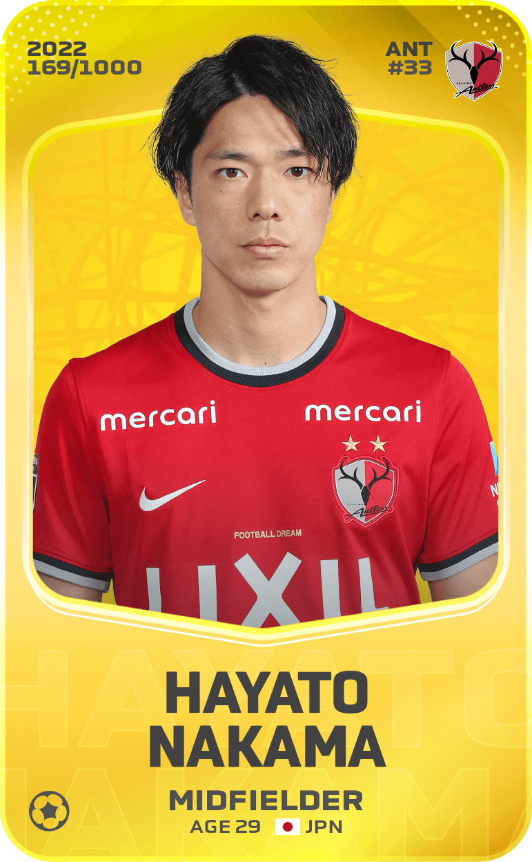 Hayato Nakama 2022-23 • Limited 169/1000