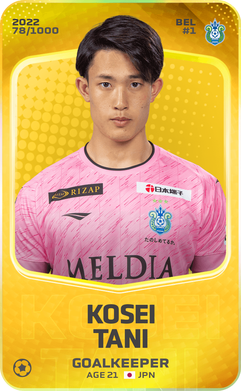 Kosei Tani 2022-23 • Limited 78/1000