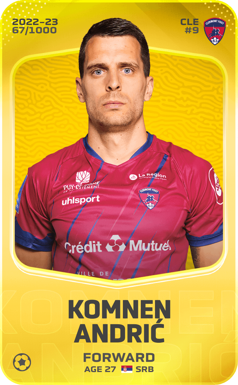Komnen Andrić 2022-23 • Limited 67/1000
