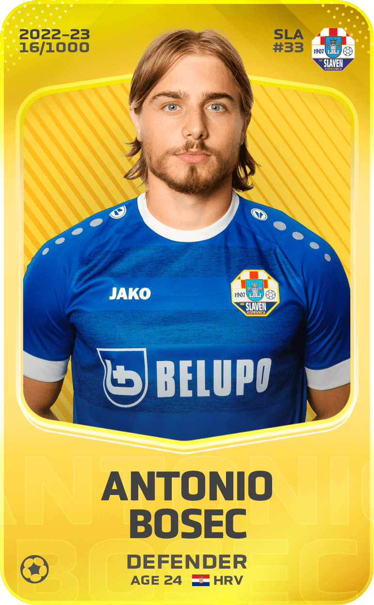 Antonio Bosec 2022-23 • Limited 16/1000