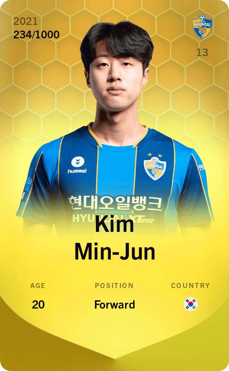 Kim Min-Jun 2021-22 • Limited 234/1000